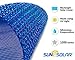 Sun2Solar Blue 16 ft x 36 ft Rectangle Solar Cover | 1200 Series | Heat Retaining Blanket for Rectangular Inground & Above Ground Swimming Pools | Use Sun to Heat Pool | Bubble Heating Blankets