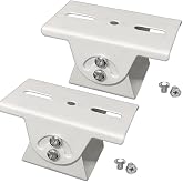 CCTV Monitoring Gimbal Bracket Adjust The Angle of The Metal Base,2-Pack CCTV Camera Mounting Bracket Degree Adjustable Security Surveillance CCTV Camera Mounting Bracket