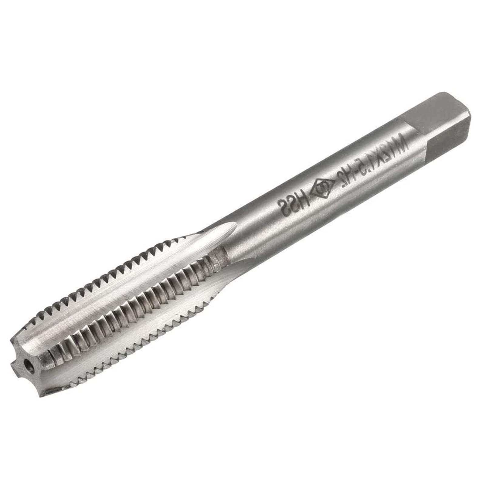 TA-VIGOR M12 x 1.5mm Straight Flute Screw Thread Tap, Thread Milling Tap with H2 Tolerance, HSS Straight 4 Flutes Metric Machine Tap for Drilling and Tapping — image 1