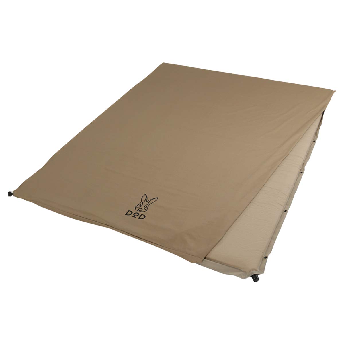 DOD(ディーオーディー) ソトネノサソイL 丸洗いシーツ付き 厚み4.5cmエアマット カマボコテントにフィット CM3-622-TN商品画像