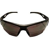 Incredible Bargains The Jackson Bifocal Safety Reading Sunglasses, Black/Smoke Lens + 3.00
