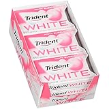 Trident White Sugar Free Gum (Minty Bubble, 16-Piece, 9-Pack)