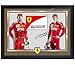 S&E DESING Sebastian Vettel Charles Leclerc Ferrari Signed Autographed Print Photo Poster Framed