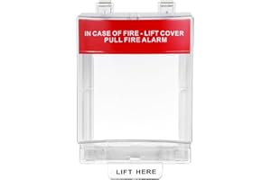 jojofuny Fire Alarm Cover: Fire Alarm Pull Station Covers | Manual Call Point Protective Guard for Fireproof Switch Guard