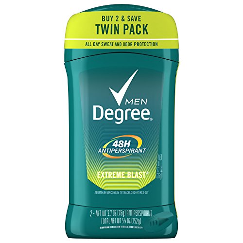 Degree Men Antiperspirant Deodorant, Extreme Blast Twin Pack 2.7 oz