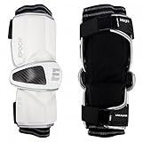 Epoch Lacrosse Integra Arm Guards for Attackmen (Large) (White)