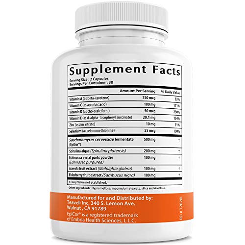 10 in 1 Epicor Immune Support Supplement Immune System Booster with