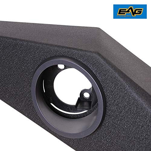 EAG Full Width Front Bumper with Fog Light Hole and Winch Plate Fit for 20182022 Wrangler JL
