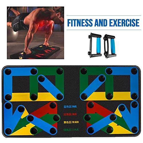 Power Press Push Up Board Home Fitness Equipment Multi-Function I-Shaped - Thumbnail 3