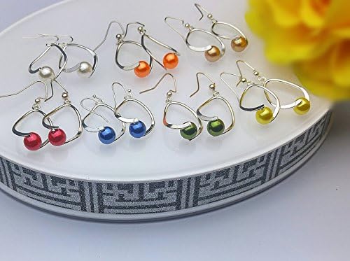 Best Seller "Twist of Elegant " Dangle Earring Set, Holiday jewelry plus Bonus Free Pearl Lariat Necklace and Jewelry Bag - 3 for 1