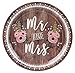 Juvale Bridal Shower Plates, Napkins, Cups & Cutlery - 9 in Dinnerware, 9 oz Cups, 6 in Flatware, 144 pcs, Pink Floral - Engagement Party Plates & Napkins - Wedding Decorations - Mr & Mrs Tableware