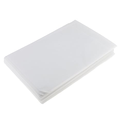 MagiDeal 10pcs Packung Krankenunterlagen, Einwegunterlagen, Einmalunterlagen 80x180cm Beauty SPA Massage Salon Zubehör - Weiß