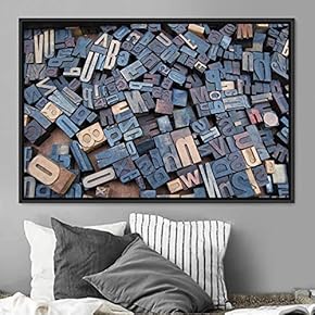 signwin Framed Canvas Wall Art Pressed Quotes 3D...