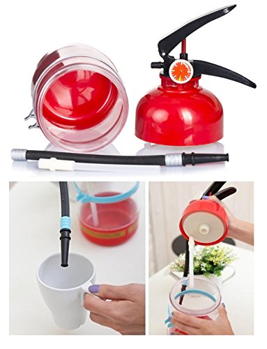 Windaze 1.5 L Fire Extinguisher Cocktail Booze Shaker Drink Liquor Pump Beer Wine Beverage Dispenser Machine Bar KTV Party Supplies