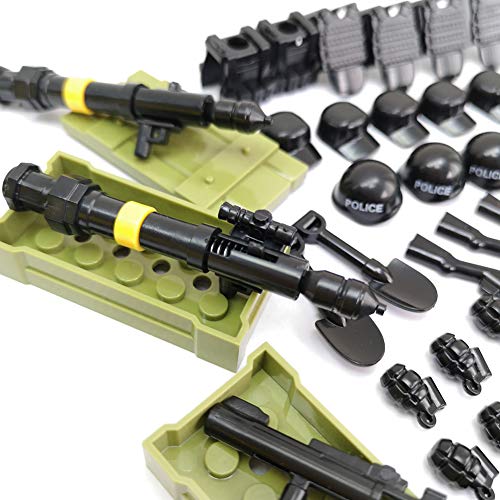 ZHX Military Weapons Accessories Army Series Swat Police Weapons Building Blocks for City Police, Best Kid's Gift Toys Compatible for Major Brand - Thumbnail 3