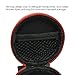 New Bee Headphone Headset Earphone Case High-end EVA Portable Protective Multipurpose Travel Holder Zipper Enclosure Storage Bag Case for Earphone Headset Earbuds Cable Key-Black(1-Pack)