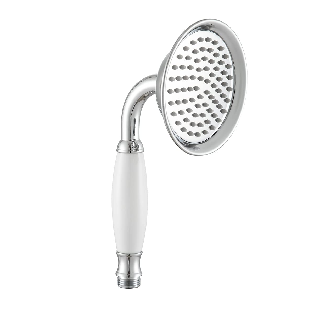 Winskybath Big Size 108MM Brass Shower Head Traditional Victorian Style Handheld Shower Sprayer Chrome Polished
