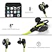 TaoTronics Bluetooth Headphones Wireless Earbuds Sports in Ear Sweatproof Earphones with Built in Mic (Balanced Audio, aptX Lossless Sound, Cordless 4.1, CVC 6.0 Noise Cancellation) Green
