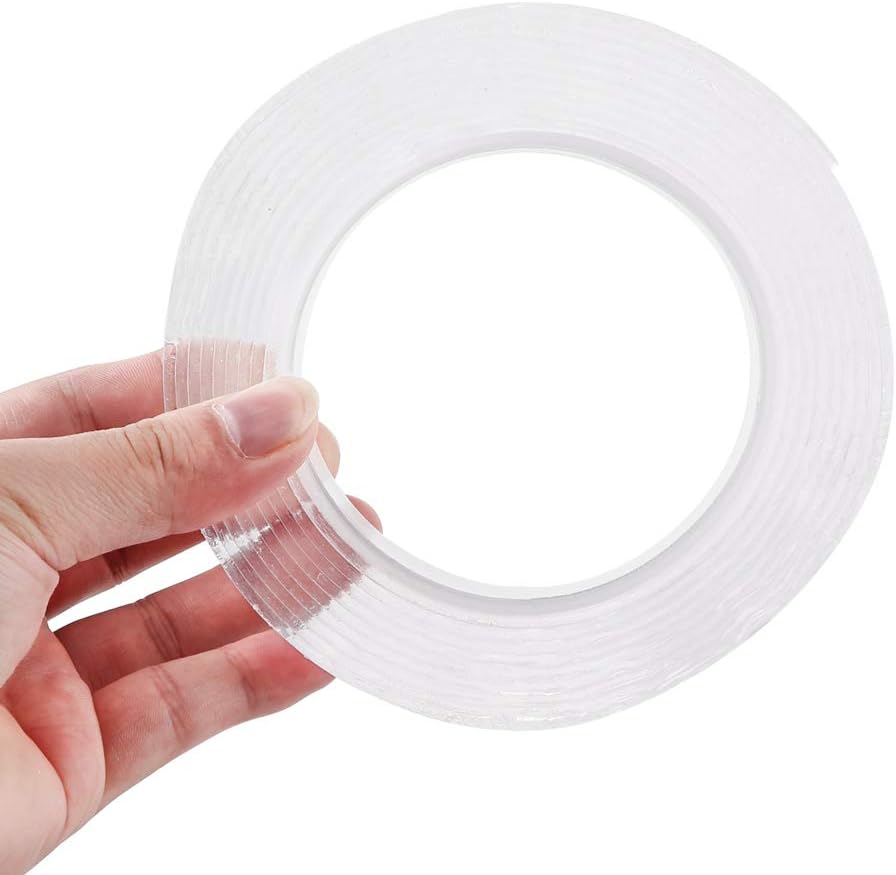 Multifunctional Traceless Nano Tape, Double Sided Grip Tape Washable Adhesive Tape Stickers for Home Office Use Size 5m