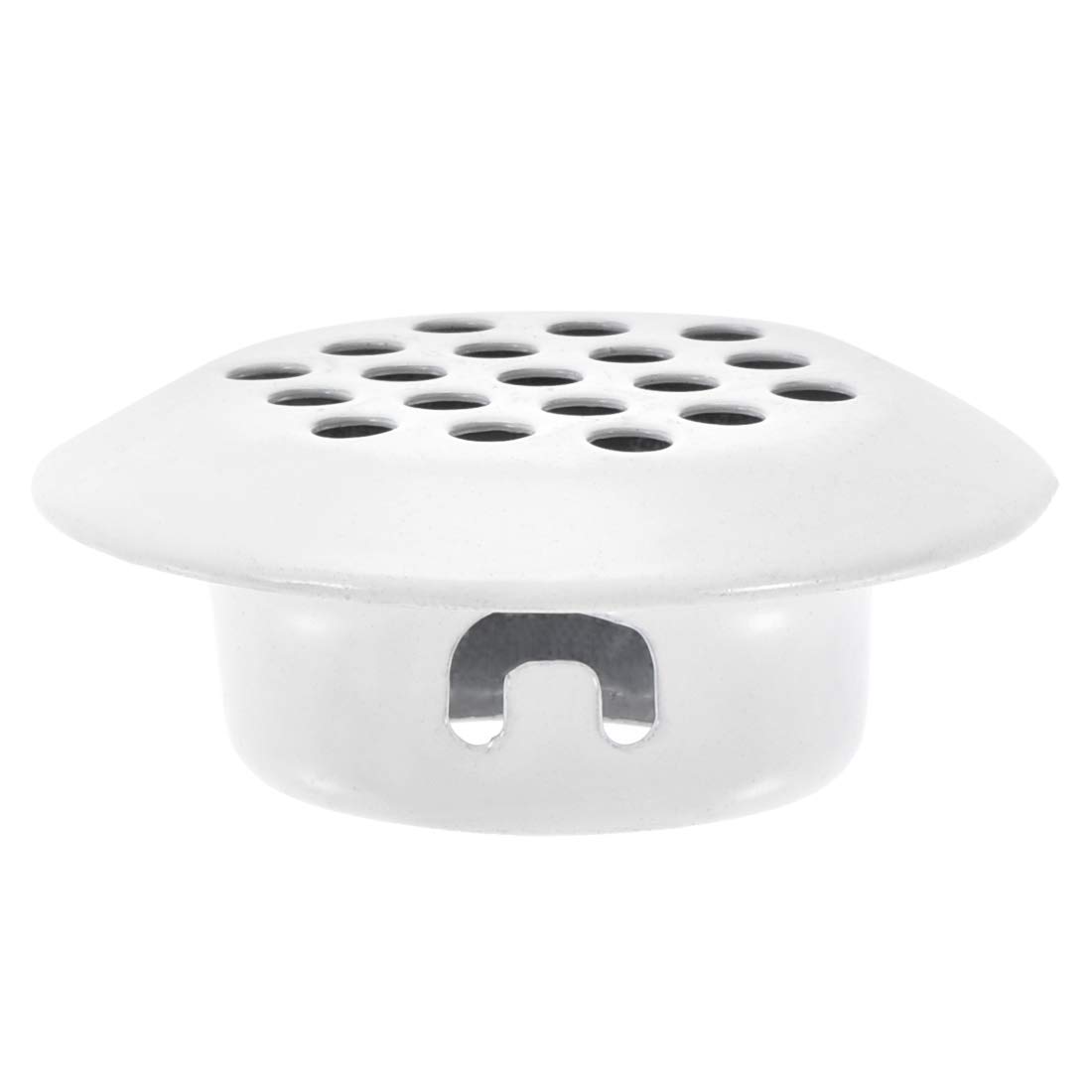 sourcing map Round Air Vents, Fit 0.75" Dia. Hole, Circle Mesh Airflow Louver for Kitchen Cabinet Shoebox Wardrobe, Stainless Steel, White Pack of 15