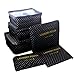 Itraveller 7 set Packing Cubes-3 travel Cubes 3 Bags 1 Shoe Bag (Navy point)