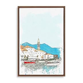 Framed Canvas Wall Art Cartoon Children