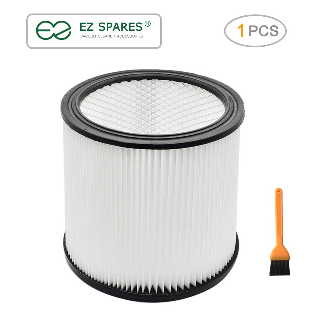 EZ SPARES 1 Pack Replacement Vacuum Cleaner Parts of Shop Vac Filter Fit Shop-vac 90304 9030400 903-04-00 9034 Dry Wet Cartridge Filter
