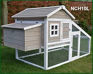 Feelgooduk Poulailler Avec Tiroir à Déjections En Acier Galvanisé