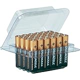 Duracell Coppertop Duralock AAA 24 Alkaline Batteries + FREE Plastic Storage Battery Clamshell Blister Case