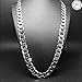 Gold Cuban Link Chain Necklace 9MM with up to 22X More Real White Gold Plating Than Other Fashion Jewelry Necklaces for Men Women Free Lifetime Replacement Guarantee 