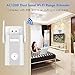 WiFi Extender,WiFi Range Extenders High Speed Signal Booster 1200Mbps 2.4 + 5Ghz Dual Band Wi-Fi Amplifier Repeater with WPS