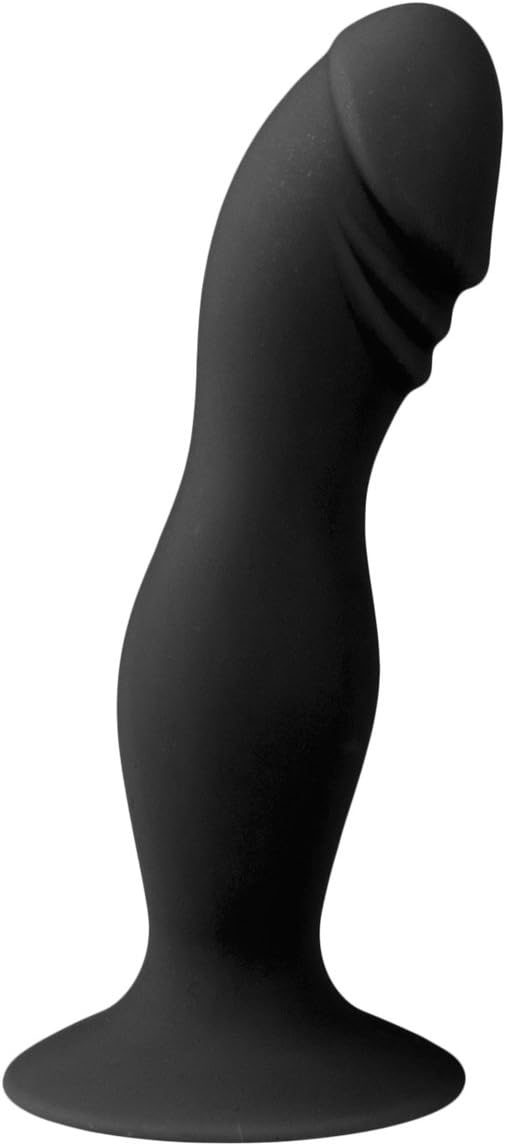 EasyToys Anal Collection Analdildo for Men and Women, 15 cm/5.91 Inch - Black AnalToys, Find Your G-spot with This Buttplug