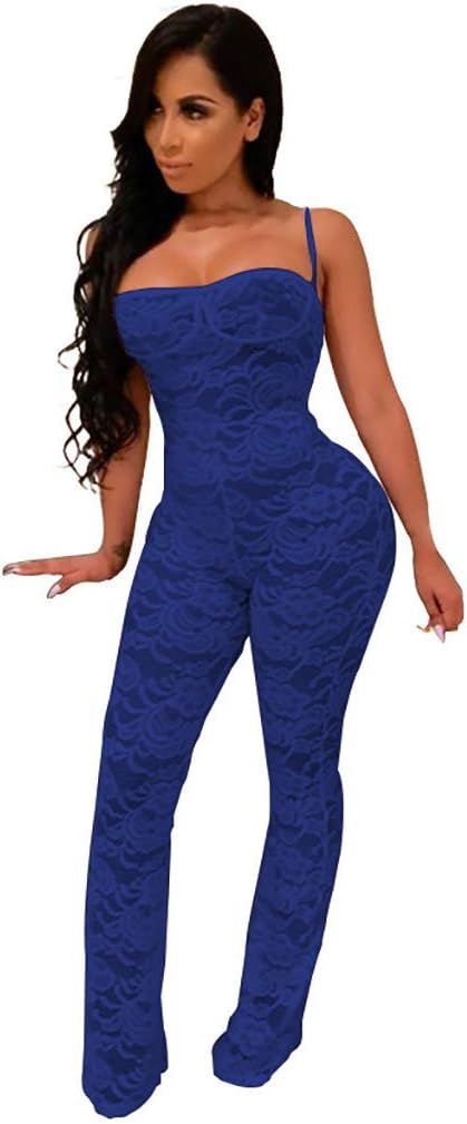Dreamyth-Summer Women's Jumpsuits - Ladies Clubwear Lace Playsuit Bodycon Party Jumpsuit Romper Trousers 2020