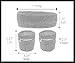 Funny Guy Mugs Unisex Sweatband Set (3-Pack: 2 Wristbands with Zipper/Wrist Wallet & 1 Headband)