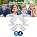 Mouth guard for grinding teeth BPA Latex Free Moldable Custom Dental Night Guards for teeth grinding, FDA Approved, Upper & Lower Teeth, 3-in-1 Multi-Purpose Teeth Whitening Tray Mouth Guard 2 Sizes