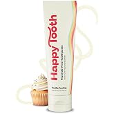 Hydroxyapatite Toothpaste, Whitening, Fluoride Free, Vanilla Frosting 4oz | Fluoride Free Toothpaste For Kids, Toddlers, Adults, SLS Free, Remineralizing, Enamel Safe, Dentist Formulated, Oral Care