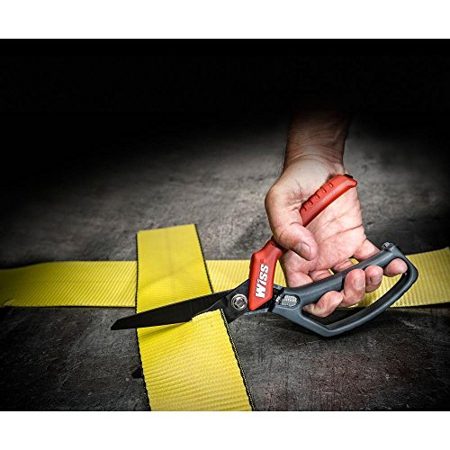 Crescent Wiss 11" Titanium Coated Single Ring All-Purpose Shears - W11TM,Black