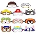 Puppy Party Birthday Masks for Paw Patrol Toys-Party Supplies for Kids (Set of 10)