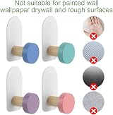 5pcs Self-Adhesive Kids Coat Hooks Colorful Cartoon Animal Pattern view 6