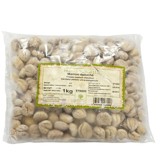 Whole I.Q.F Chestnuts - Frozen - 1 bag - 2.2 lbs