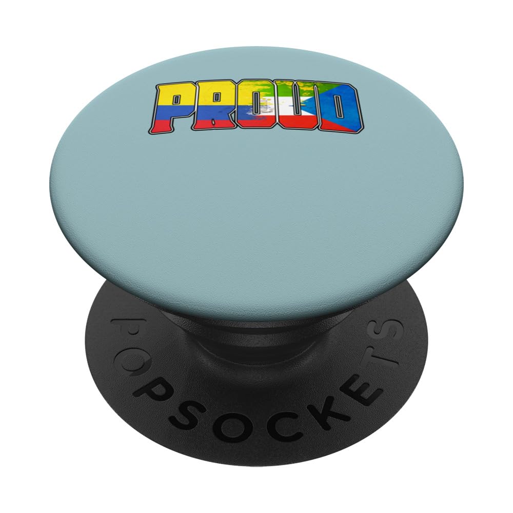 Colombian and Equatorial Guinean Hispanic Heritage Flag Prou PopSockets Swappable PopGrip