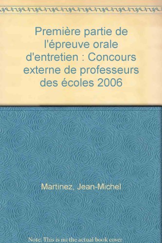 Concours externe de professeur des écoles