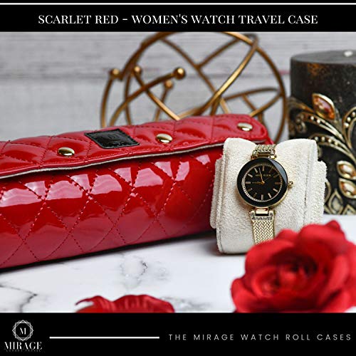 Watch Case for Women Watch Roll Travel Case Organizer Storage