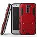 LG Treasure Case, CoverON [Shadow Armor Series] Hard Slim Hybrid Kickstand Phone Cover Case for LG Treasure - Red & Black
