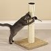 Meow Town Ultimate Scratch N’ Stow Cat Scratching Post with Catnip Infused Mouse, 21-Inches High