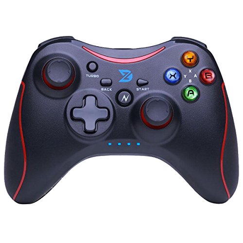 ZD-N+[2.4G] Wireless Gaming Controller for Steam,Nintendo Switch,PC(Win7-Win10),Android Tablet,TV Box (red) (Best Gaming Laptop For Gta 5)