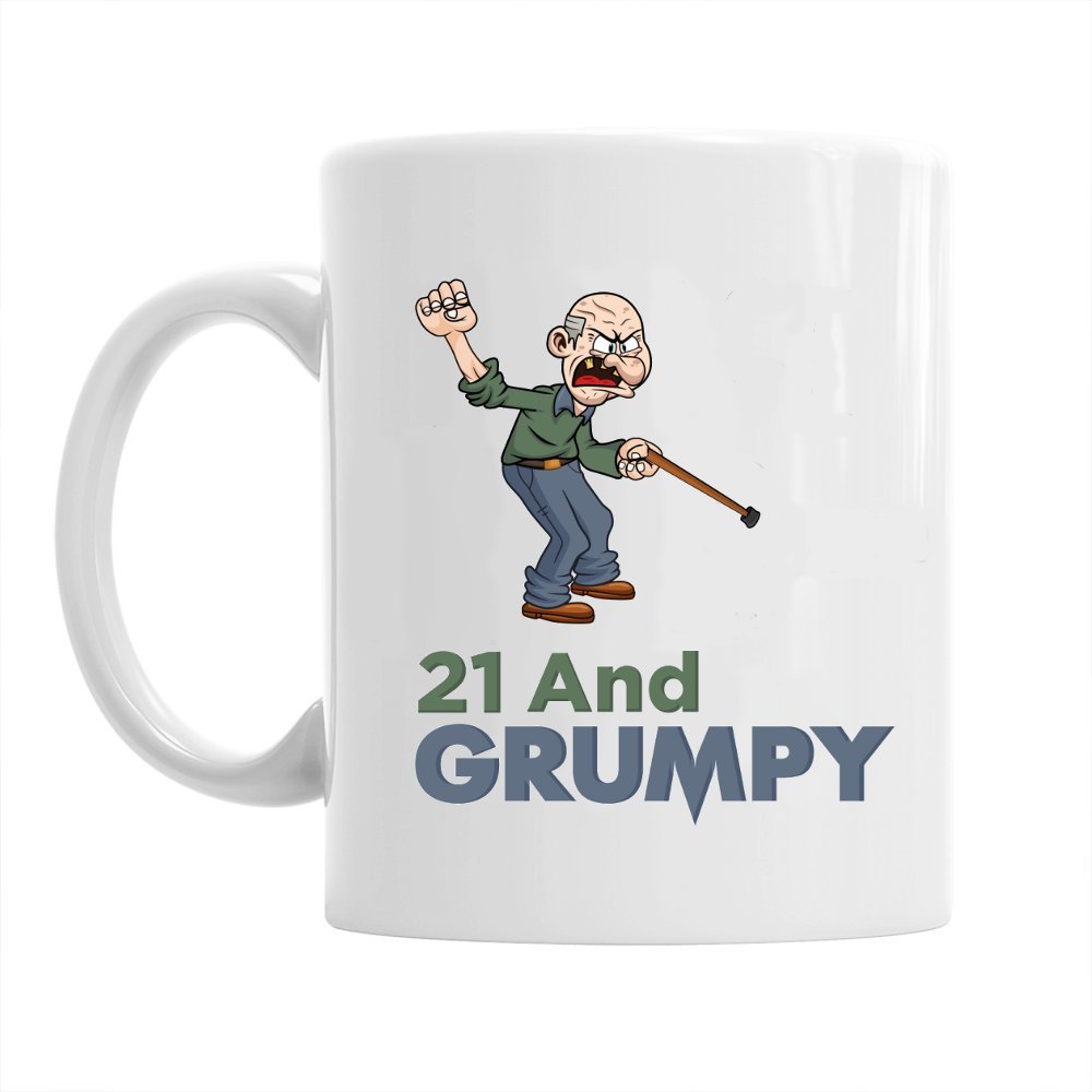 21st Birthday Coffee Mug Gift Idea for Men, Funny, Novelty, Keepsake for 21 Year Old