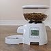 Paws & Pals Automatic Electronic Timer Programmable Dog Feeder for Large to Small Dogs - White