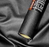 VViViD Bycast65 Black Matte Top-Grain Faux Leather Marine Vinyl Fabric (10 Foot by 54 Inch)