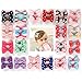 Ezepeo 40 pcs 1.8 Inches Baby Girls Ribbon Hair Bow Clips Printed Pattern Barrettes Hairpins Hair Accessories for Girl Teens Kids Babies Toddlers